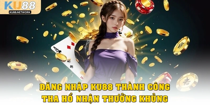 Đăng nhập KU88  thành công tha hồ nhận thưởng khủng